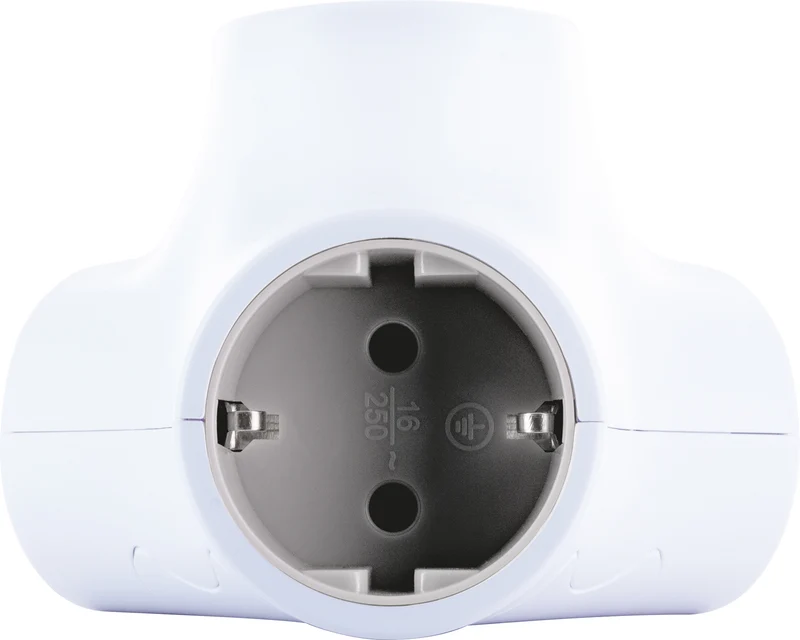 Steckdosenwürfel 3-fach mit 2 USB-A Slots