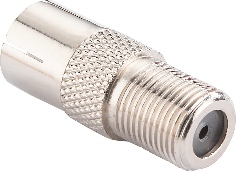 Adapter F- auf IEC-Buchse