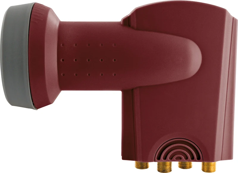 Satellitenanlage Set Ziegelrot Aluminium 88 cm