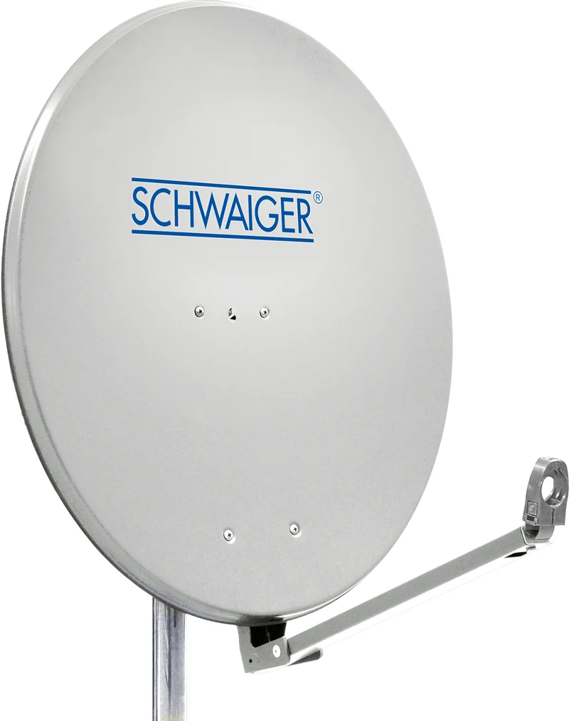 Satellitenanlage Set Hellgrau Aluminium 88 cm