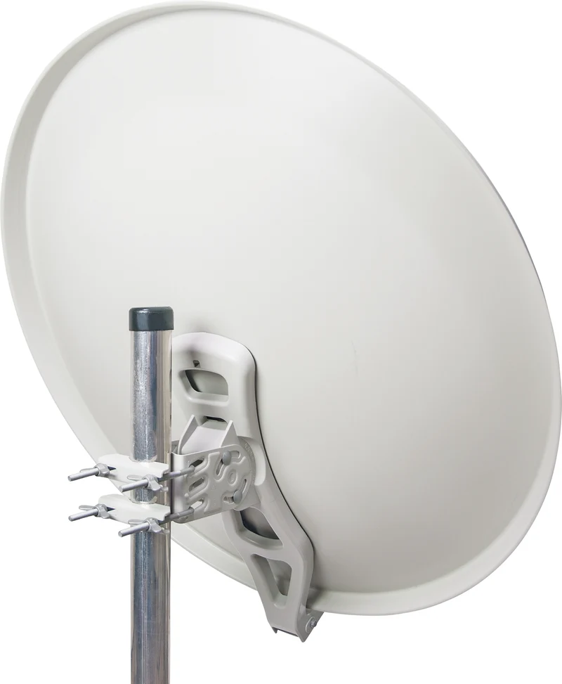 Satellitenanlage Set Hellgrau Aluminium 88 cm