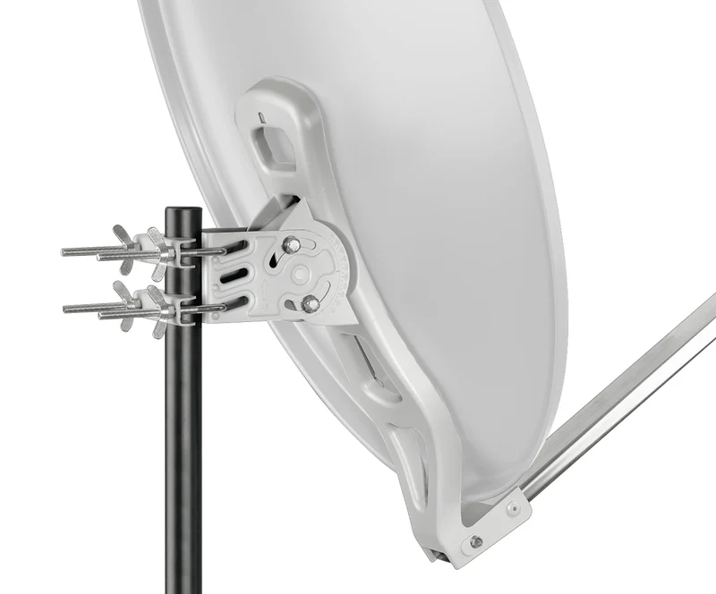 Satellitenanlage Set Hellgrau Aluminium 88 cm