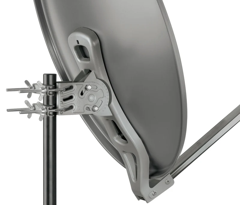 Satellitenanlage Set Anthrazit Aluminium 88 cm