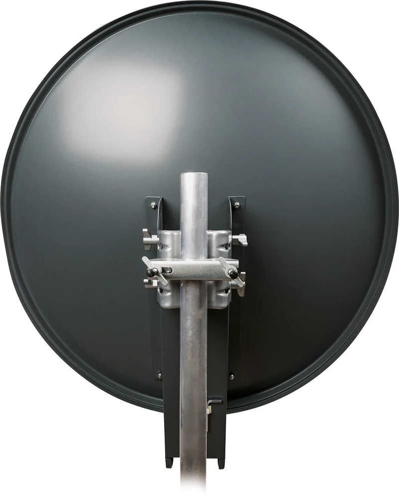 Satellitenanlage Set Anthrazit Aluminium 75 cm