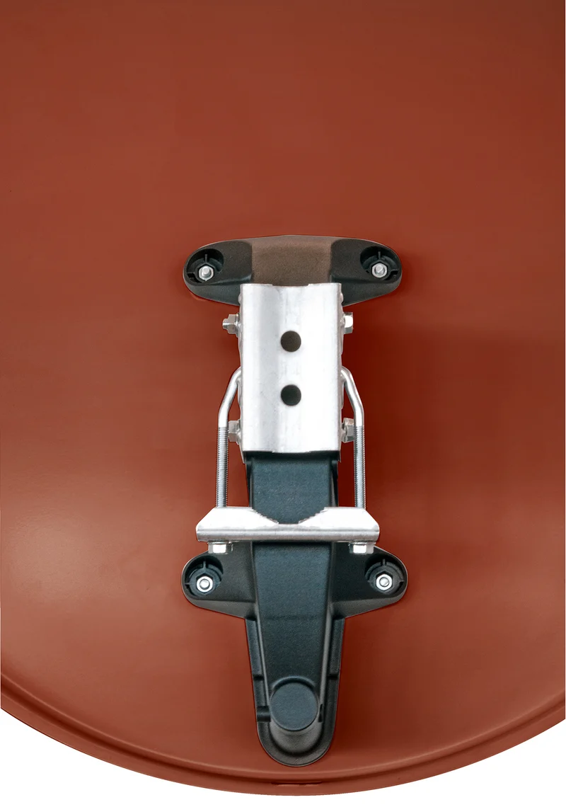 Satellitenanlage Set Ziegelrot Stahl 55 cm