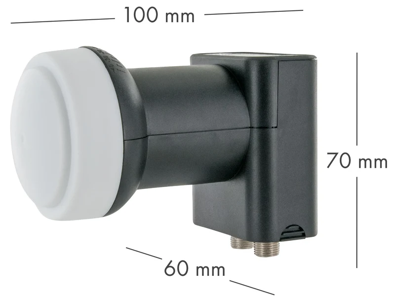 Satellitenanlage Set Ziegelrot Stahl 55 cm