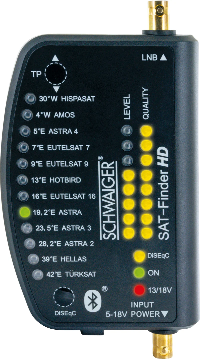SAT-Finder HD mit Powerbank