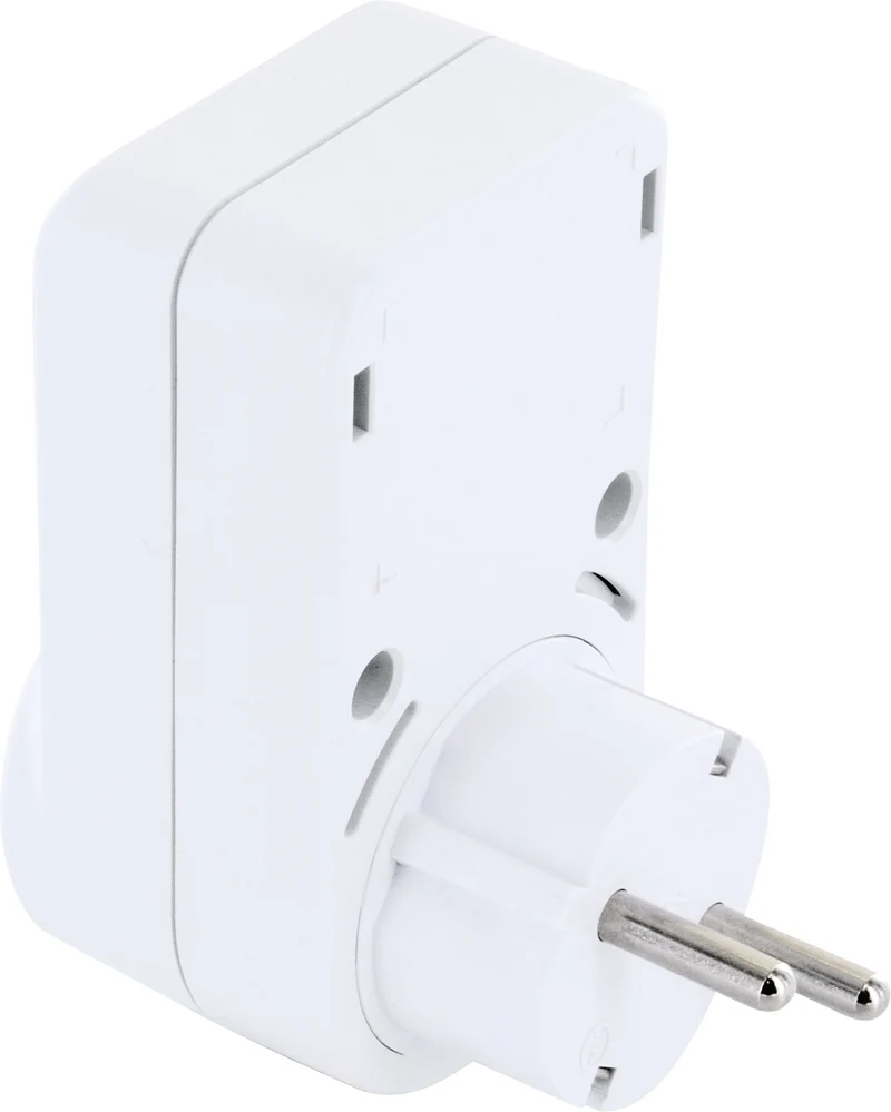 Steckdosenadapter mit 2 USB-A Slots 360° drehbar