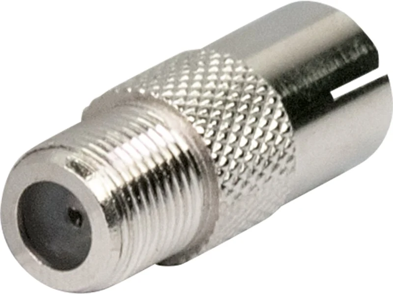 Adapter F- auf IEC-Buchse