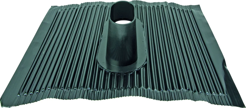 Dachhaube Aluminium Schwarz/Ziegelrot