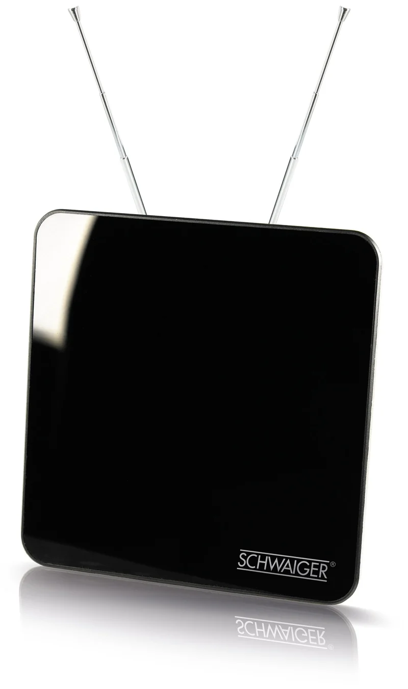Zimmerantenne aktiv DVB-T2 VHF UHF schwarz