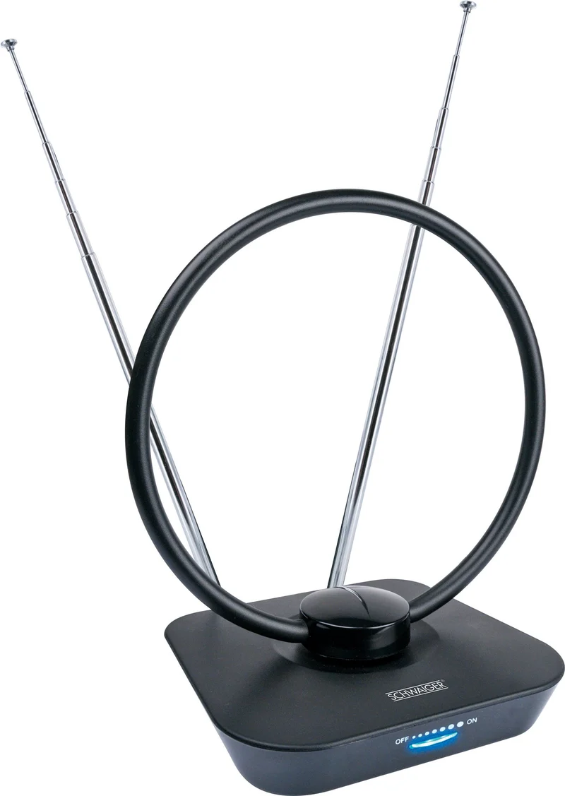 Zimmerantenne aktiv DVB-T2 VHF UHF DAB+