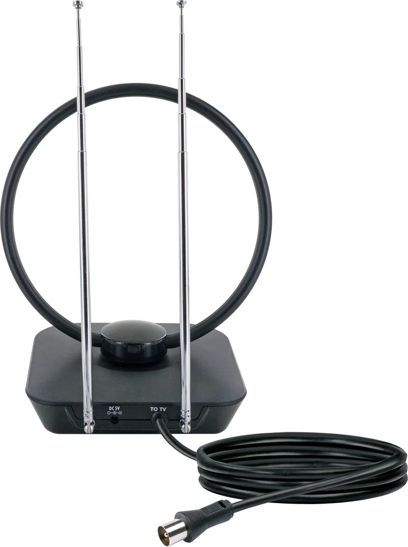 Zimmerantenne aktiv DVB-T2 VHF UHF DAB+