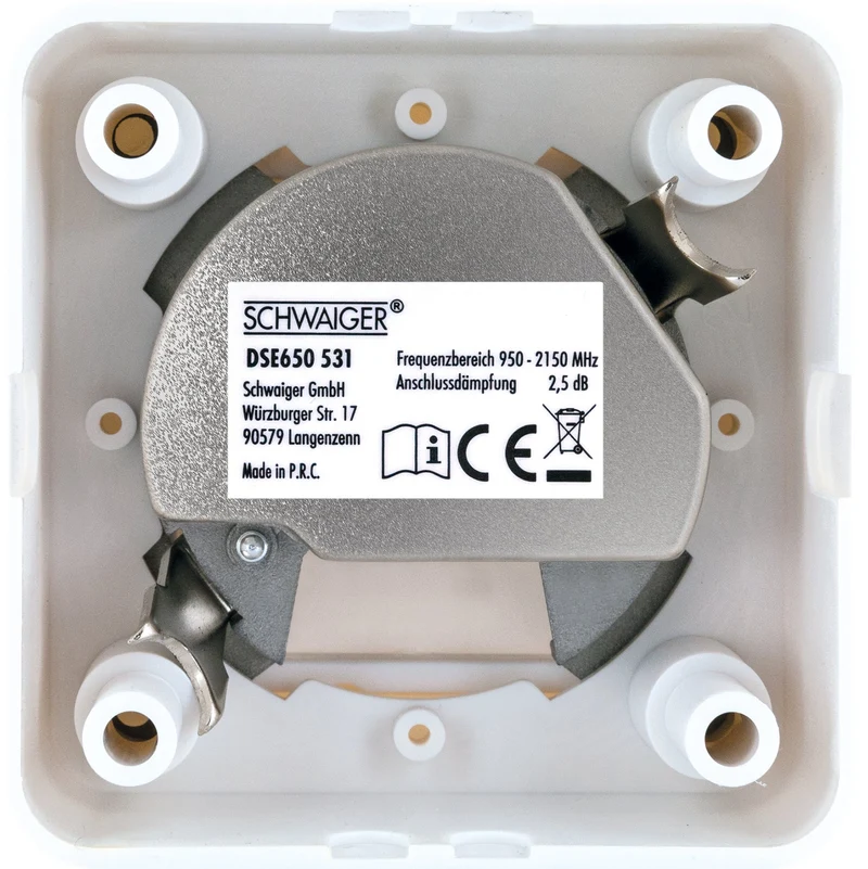End-/Stichleitungsdose Komplettset 2,5 dB