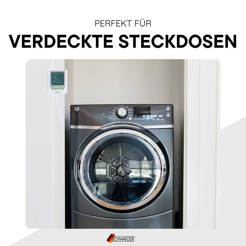Energiekostenmessgerät mit verlängertem Display