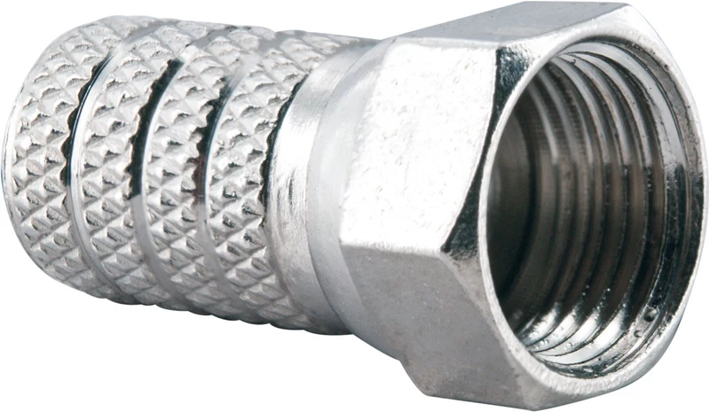 F-Aufdrehstecker 2er Set Ø 4 mm