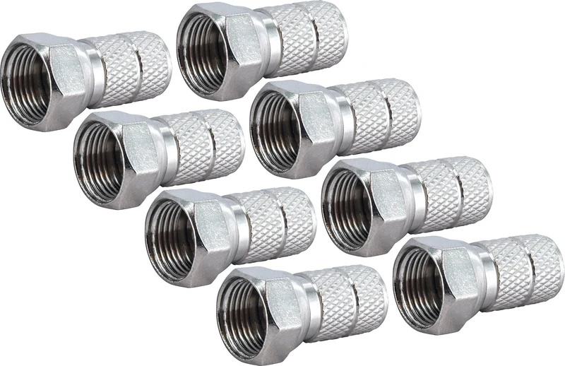 F-Aufdrehstecker 2 - 10 Stk. Ø 6,5 mm