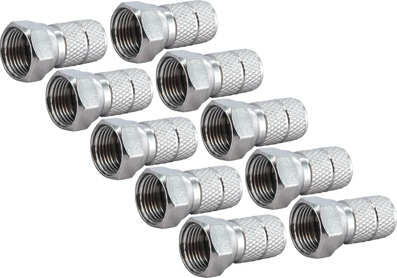 F-Aufdrehstecker 2 - 10 Stk. Ø 6,5 mm