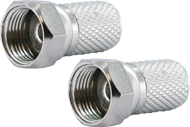 F-Aufdrehstecker 2 - 50 Stk. Ø 7 mm