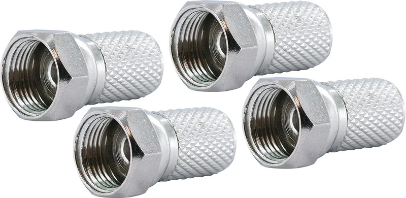 F-Aufdrehstecker 2 - 50 Stk. Ø 7 mm