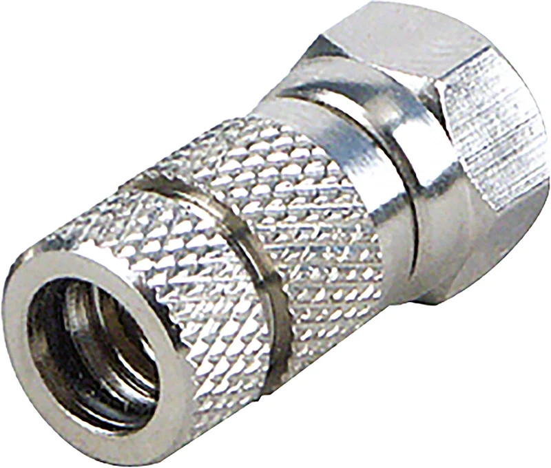 F-Aufdrehstecker 2er Set mit doppelseitiger Dichtung Ø 7 mm