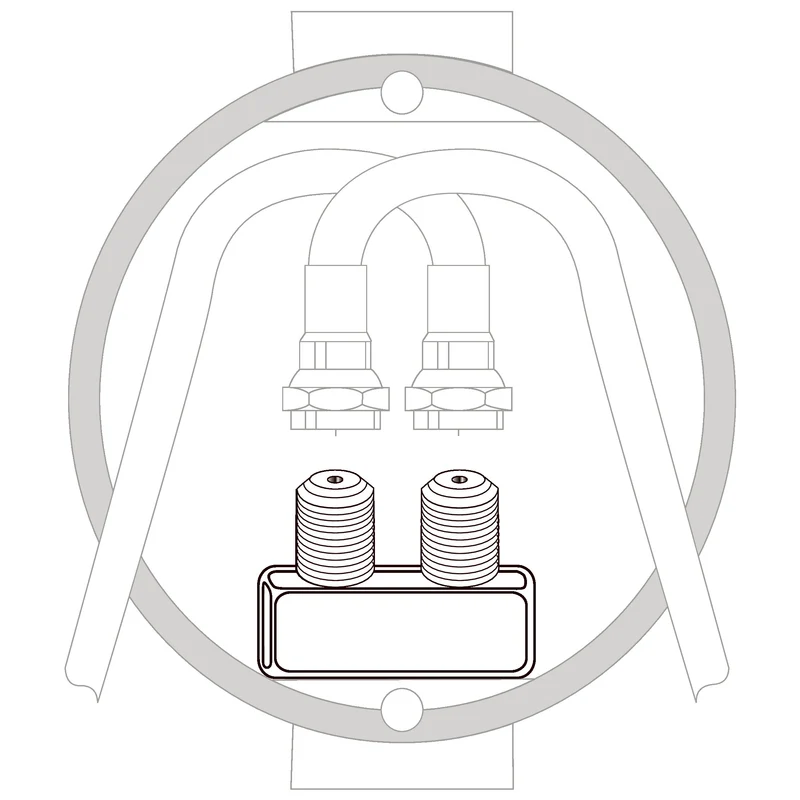 F-Verbinder in U-Form