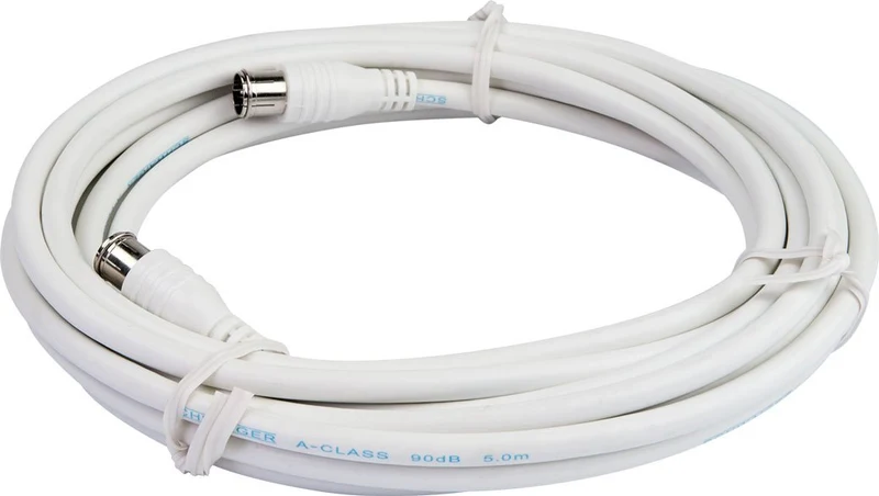 SAT-Anschlusskabel F-Quick Stecker 3/5 m 90 dB