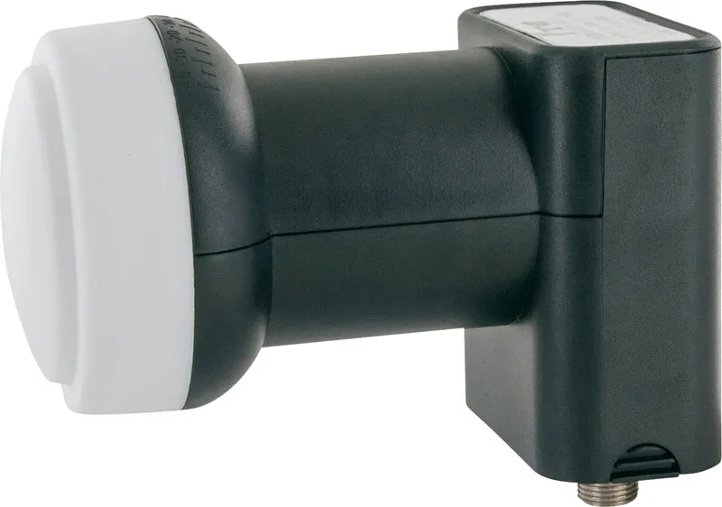 Satellitenanlage Set Weiß Stahl 72 cm mit Twin LNB