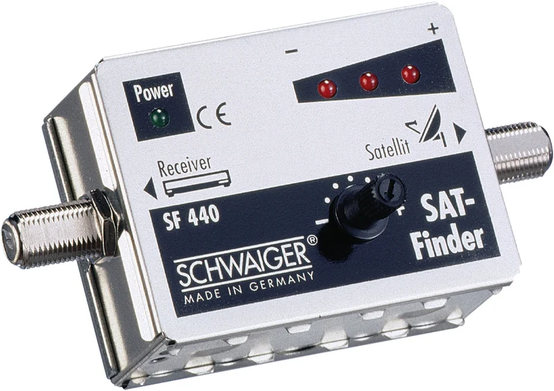 SAT-Finder mit Leuchtdioden