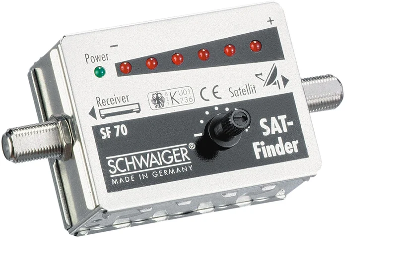SAT-Finder mit Leuchtdioden
