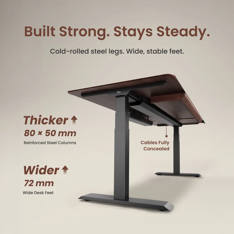 9am HOME Pesk Pro Hardwood Home Office Electric Standing Desk - (American Ash Top)(1800*750mm)