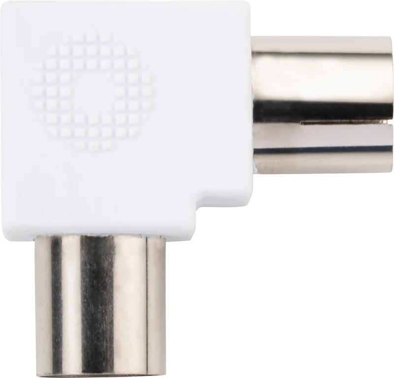 Winkeladapter IEC-Stecker auf -Buchse