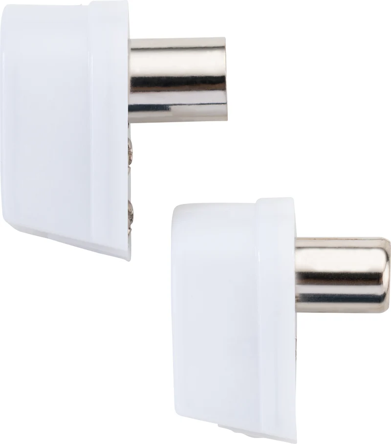 IEC Winkel-Stecker & -Buchse Set Ø 4 - 7,5 mm