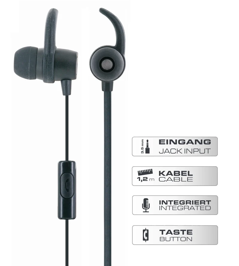 In-Ear Kopfhörer mit geradem Klinkenanschluss
