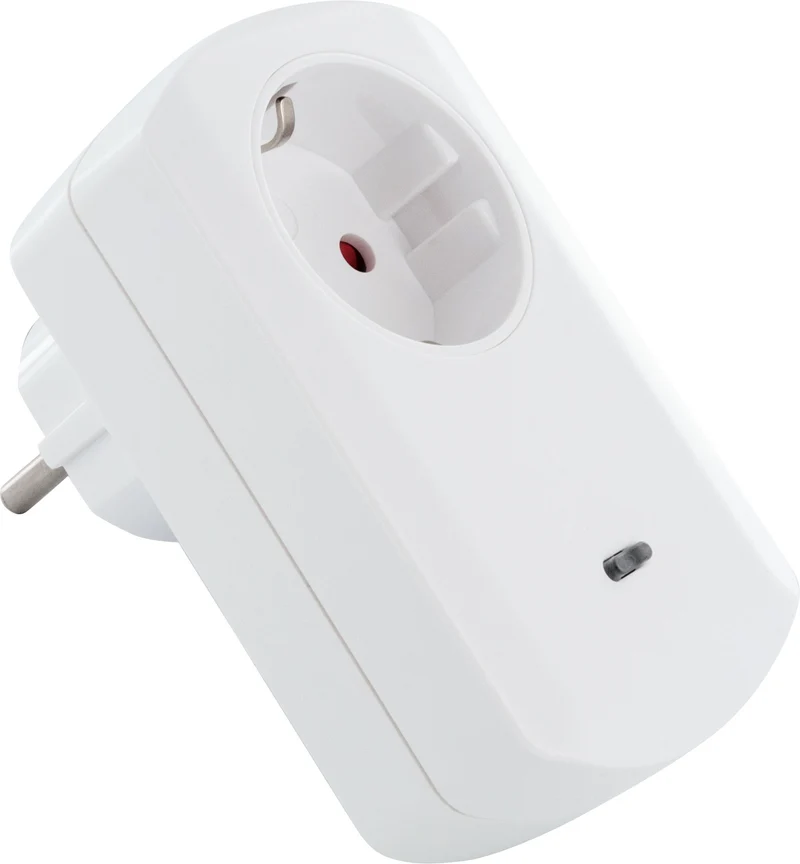 Steckdosenadapter Typ F fernsteuerbar mit Dimmfunktion