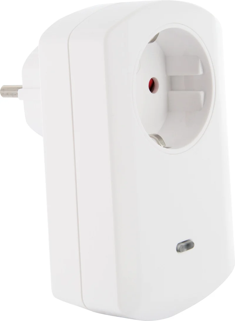 Steckdosenadapter Typ F fernsteuerbar mit Dimmfunktion