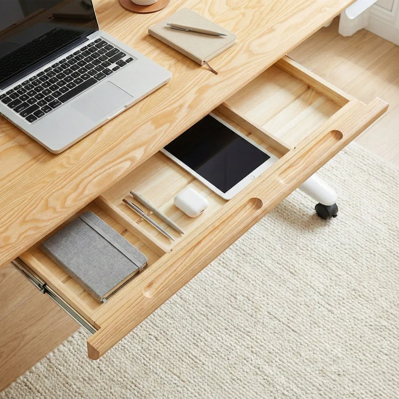 9am HOME Atom Pro Ash Hardwood Home Office Stand Up Desk - (American Ash Top)(1500*750mm)