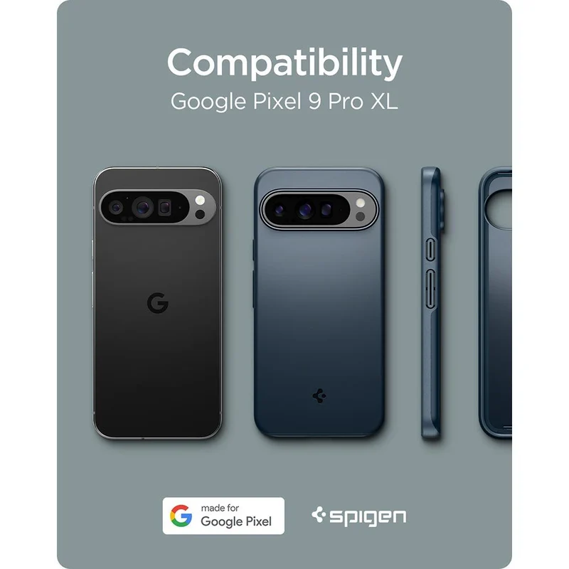 Spigen Google Pixel 9 Pro XL Thin Fit Case (Metal Slate)