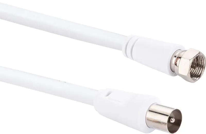 Adapterkabel F- auf IEC-Stecker 1,5 - 3 m 75 dB