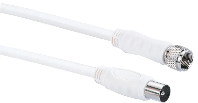 Adapterkabel F- auf IEC-Stecker 1,5 - 5 m 90 dB