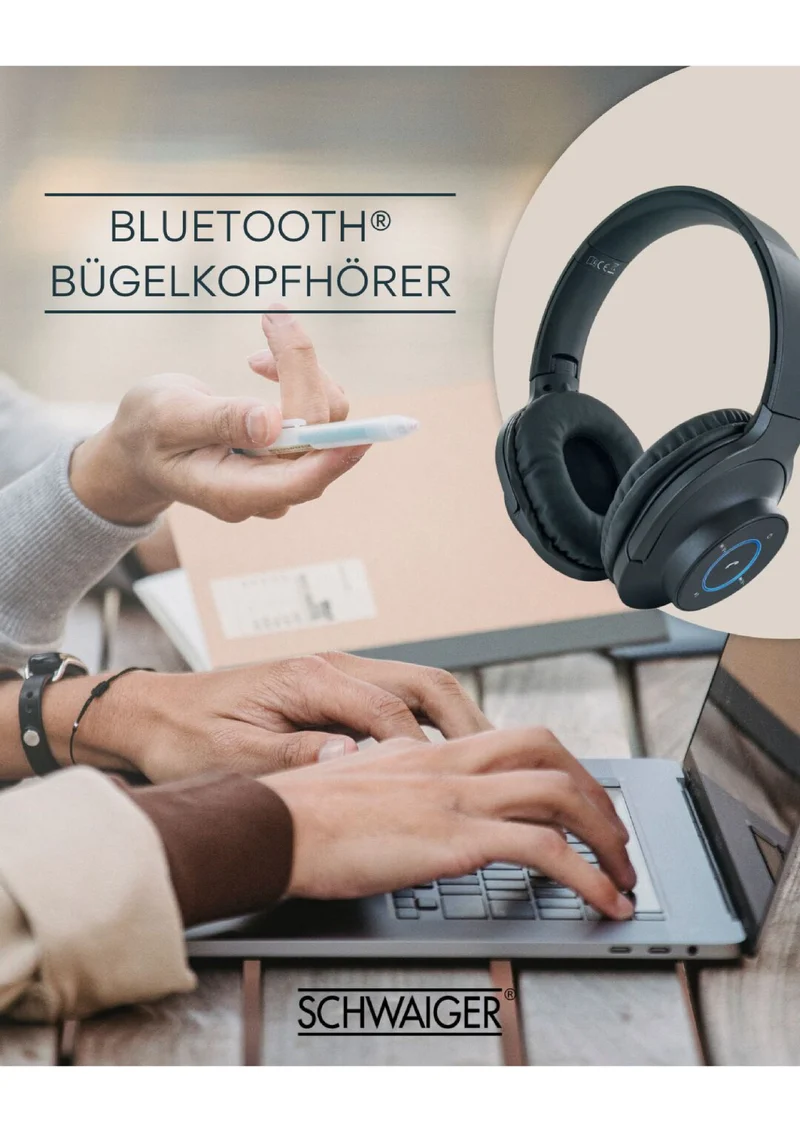 Schwaiger Bluetooth® Bügelkopfhörer