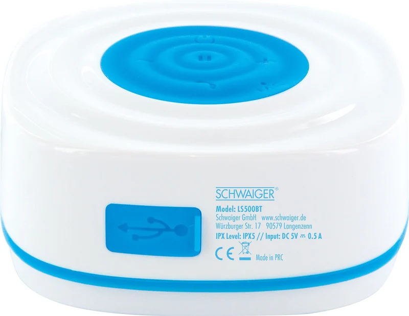 Schwaiger Bluetooth® Lautsprecher wasserfest