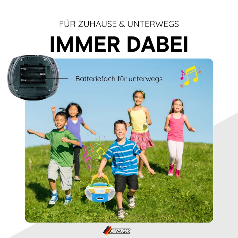 CD-Player mit Kassettenspieler und Radio