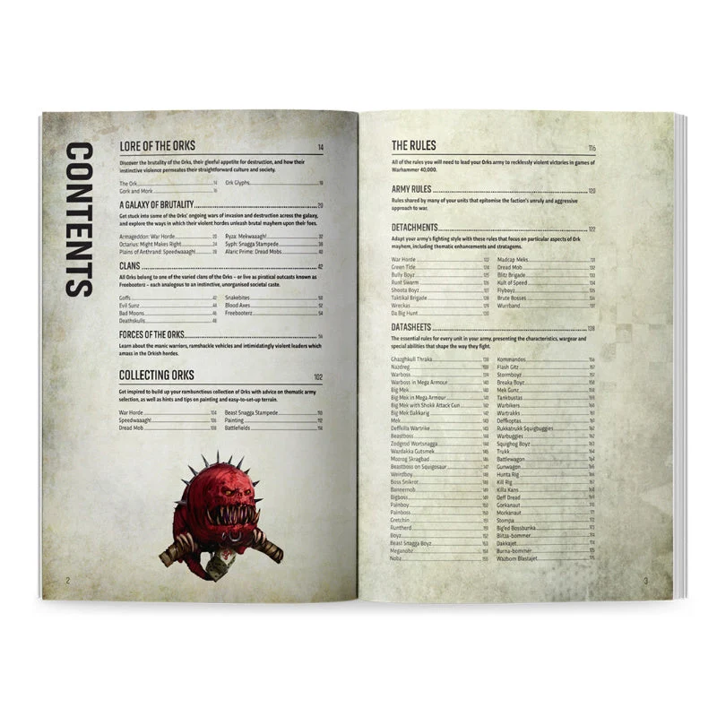 Games Workshop Warhammer 40K Codex Orks 11th Edition