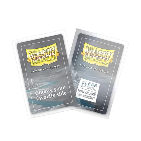 Arcane Tinmen Dragon Shield Board Game Sleeves - Clear Non-Glare - American Mini 41x63mm 100ct