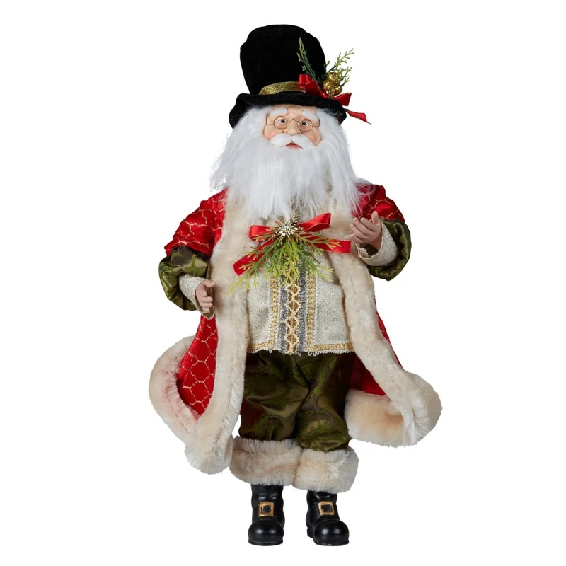 Christabelle Top Hat Santa Claus Christmas Decoration 46cm