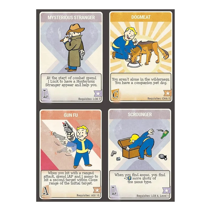Modiphius Entertainment Fallout The Roleplaying Game Perk Cards