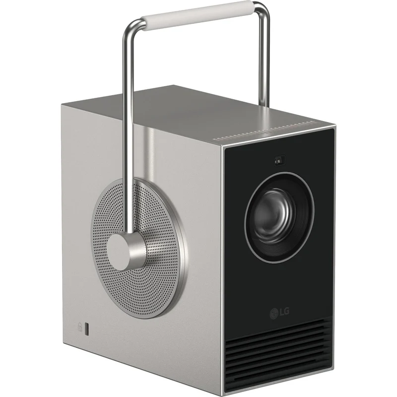 LG CineBeam QUBE Lifestyle PU600U 4K UHD Smart Projector