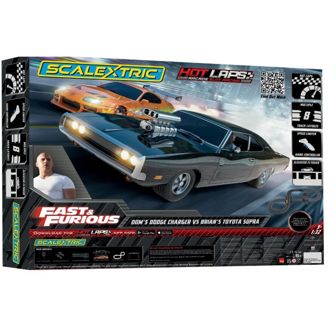 Scalextric 1/32 Fast and Furious Hot Laps Slot Car