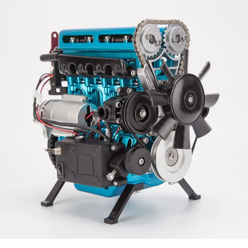 Teching DM111 Turbocharged Four Cylinder Engine Scaled Metal Model Kit